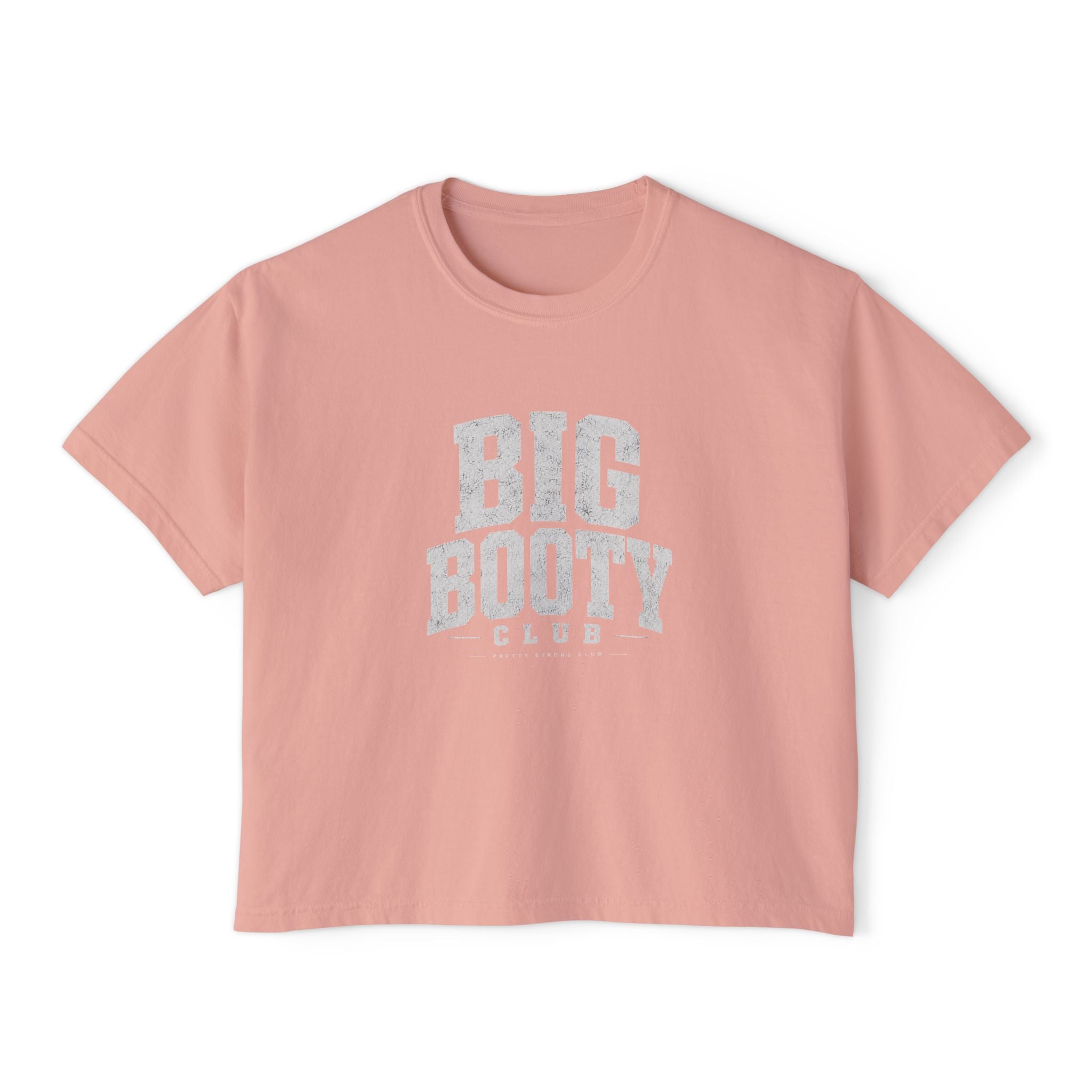 Big Booty Club Boxy Tee — Women's Crop Graphic T-Shirt