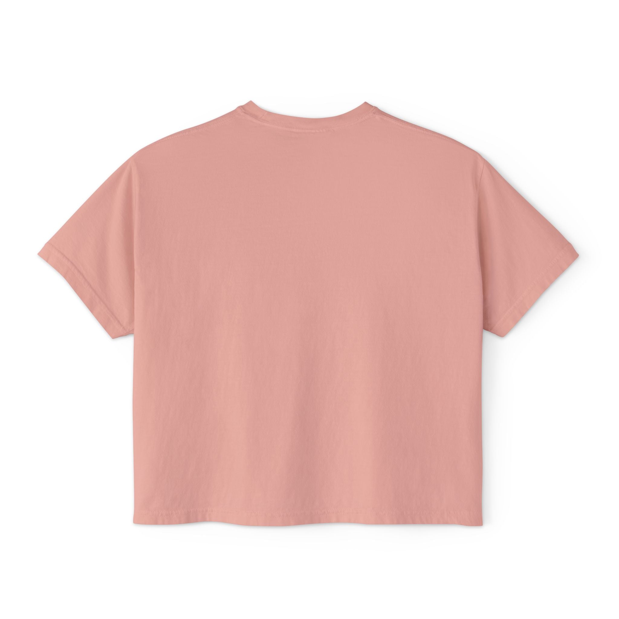 Confidence Is a Choice Women’s Boxy Tee — Empowering Pink Graphic Shirt