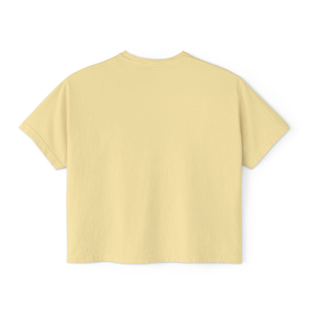 Confidence Is a Choice Women’s Boxy Tee — Empowering Pink Graphic Shirt
