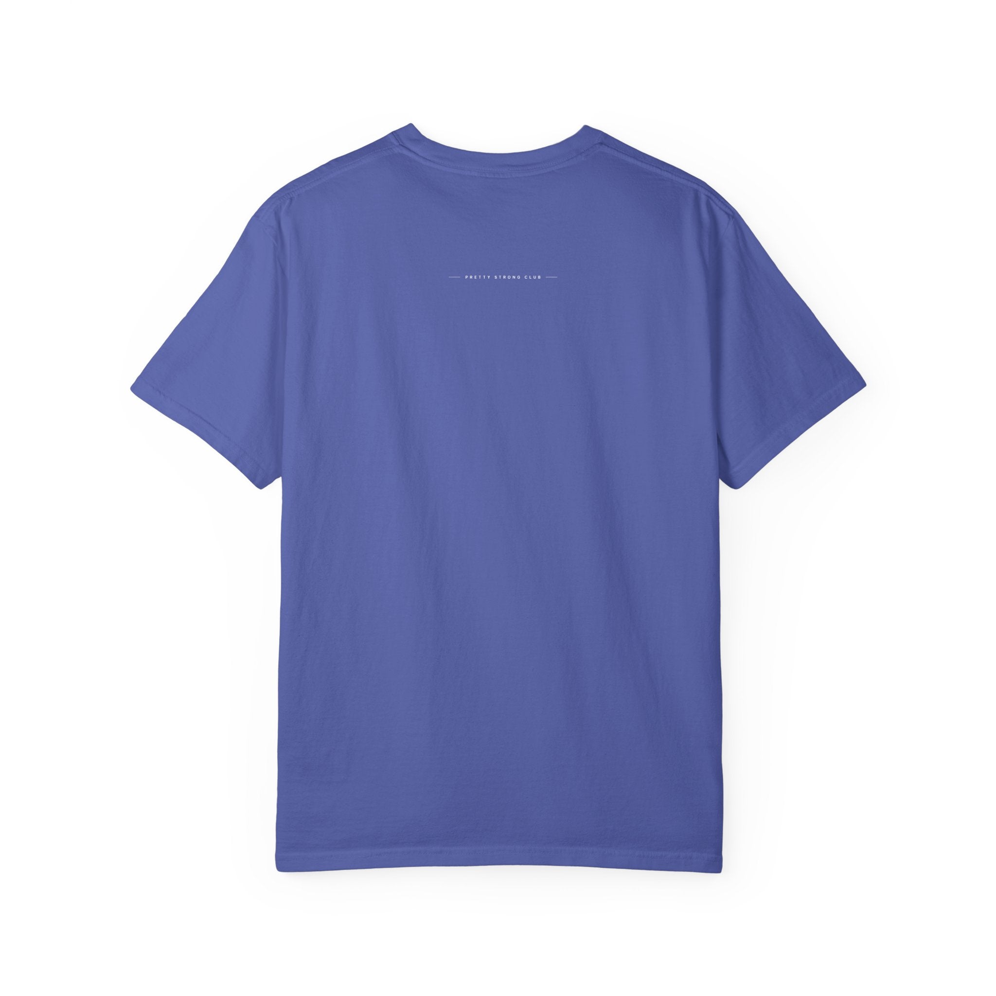 T-Shirt — Subtle Embossed "God Bless" Minimalist White Tee