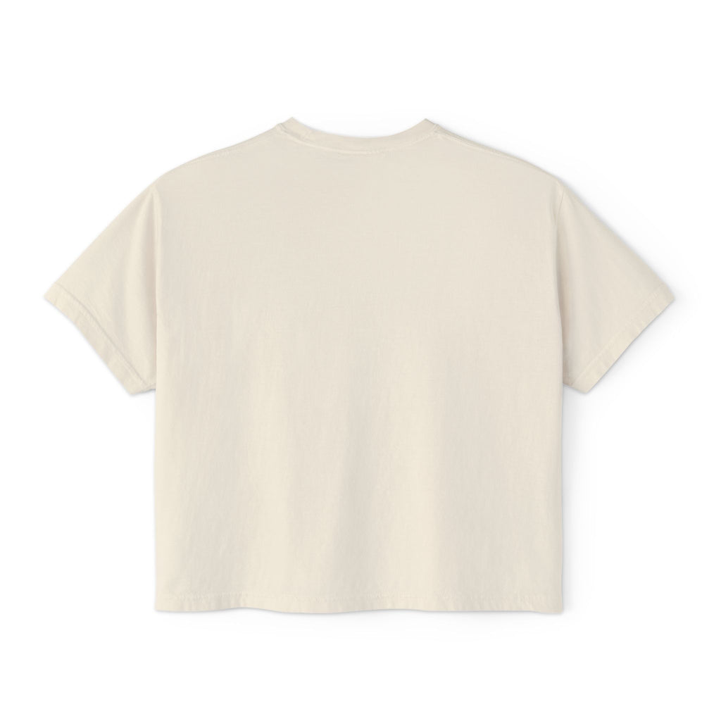 Confidence Is a Choice Women’s Boxy Tee — Empowering Pink Graphic Shirt