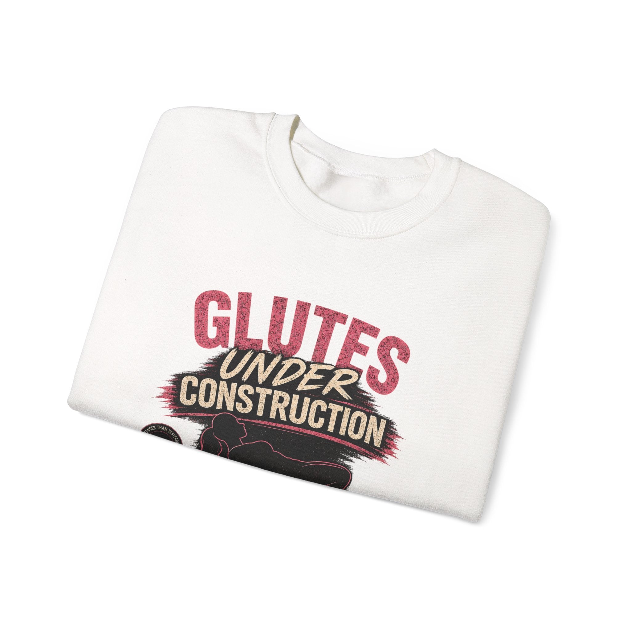 Glute Day Crewneck Sweatshirt – "Another Day Another Glute Day" Fitness Pullover
