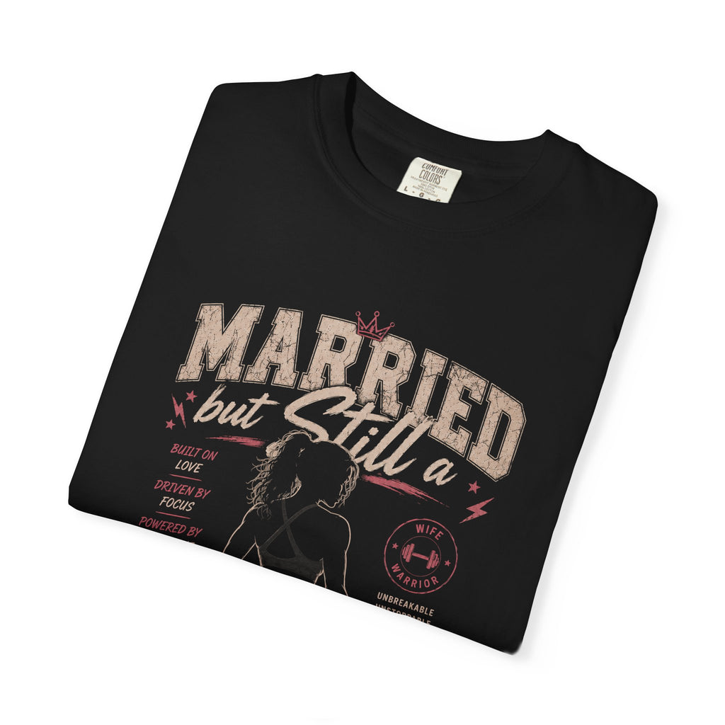Married But Still a Threat T-Shirt – Funny Husband Graphic Tee