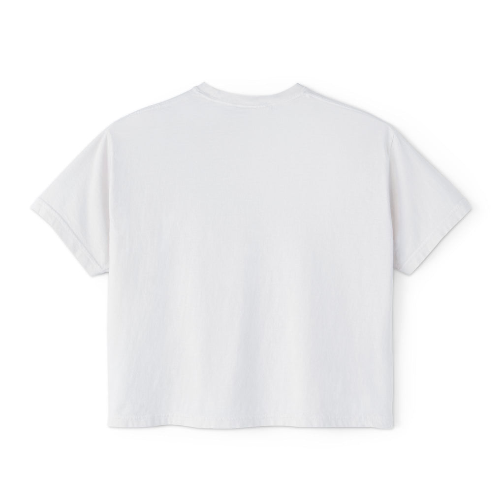 Be Obsessed or Be Average Women's Boxy Tee — Motivational Graphic Crop T-Shirt