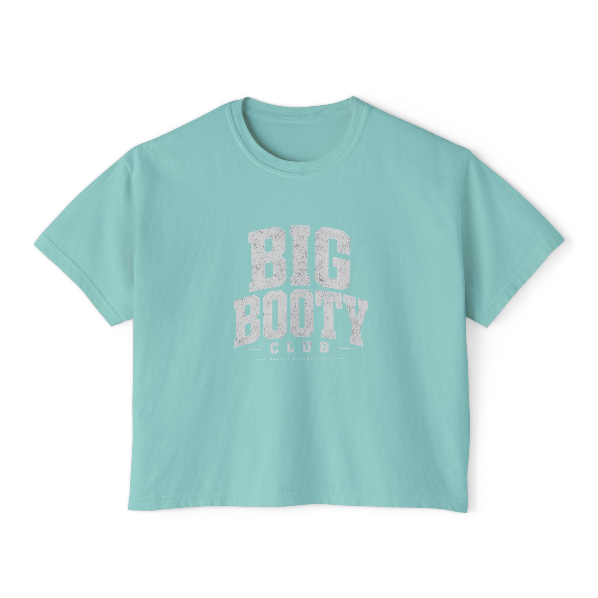 Big Booty Club Boxy Tee — Women's Crop Graphic T-Shirt