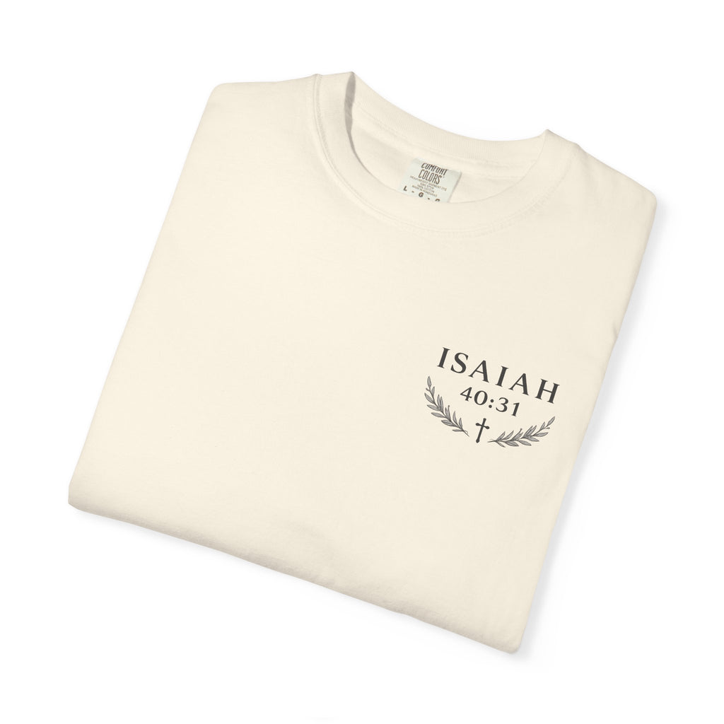 Hope Is the Lord T-Shirt — "Those Who Hope" Isaiah 40:31 Inspirational Christian Tee