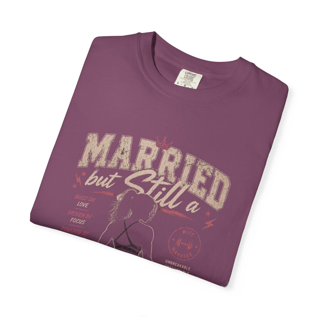 Married But Still a Threat T-Shirt – Funny Husband Graphic Tee