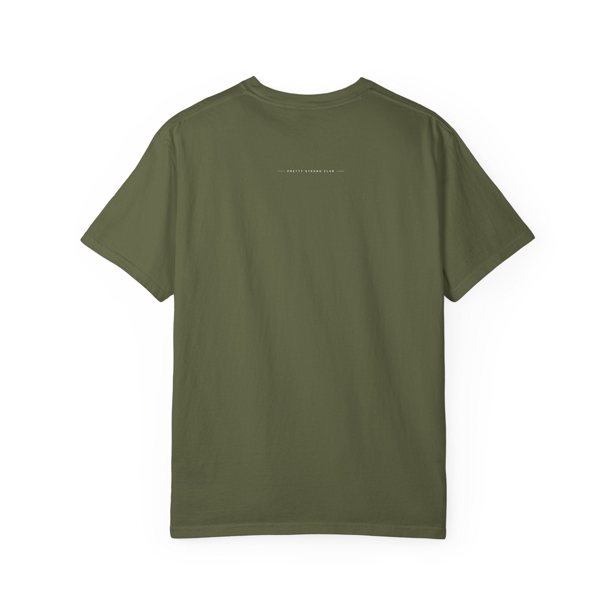 T-Shirt — Subtle Embossed "God Bless" Minimalist White Tee