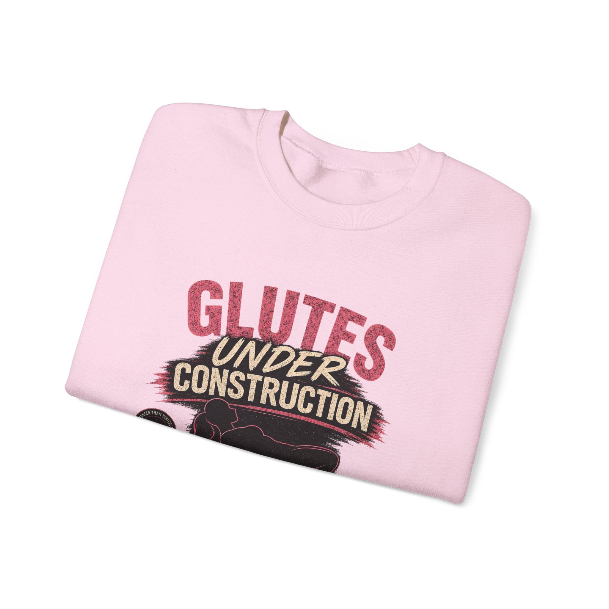 Glute Day Crewneck Sweatshirt – "Another Day Another Glute Day" Fitness Pullover