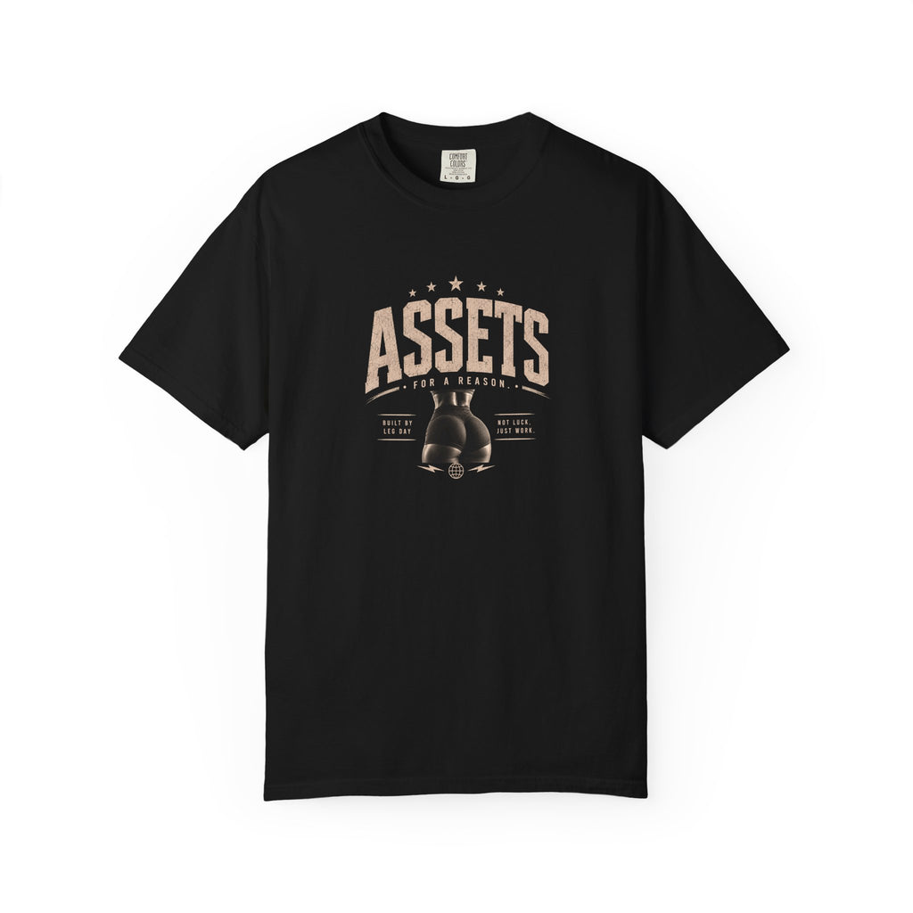 Assets Boxing Gloves T-Shirt — Vintage Gym Tee for Fighters & Fitness Fans