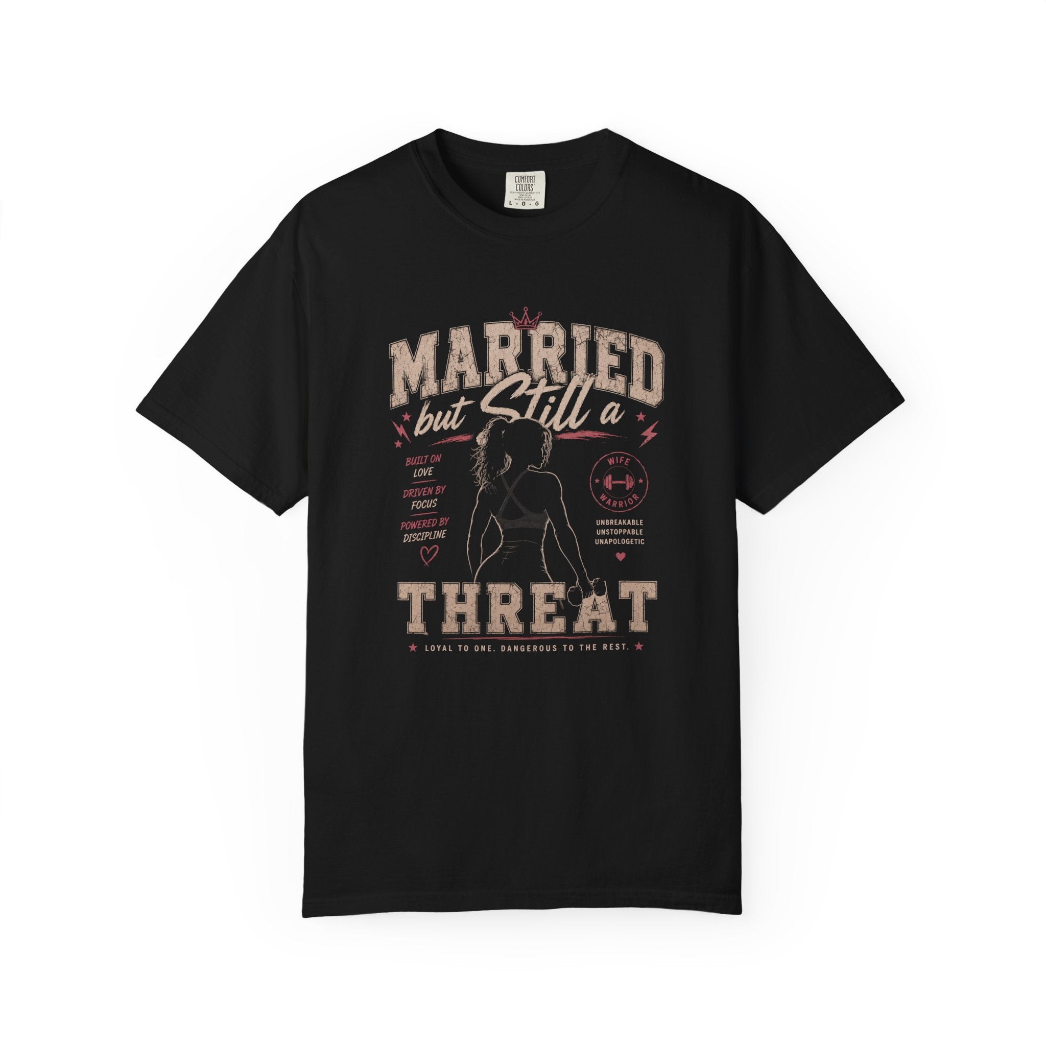 Married But Still a Threat T-Shirt – Funny Husband Graphic Tee