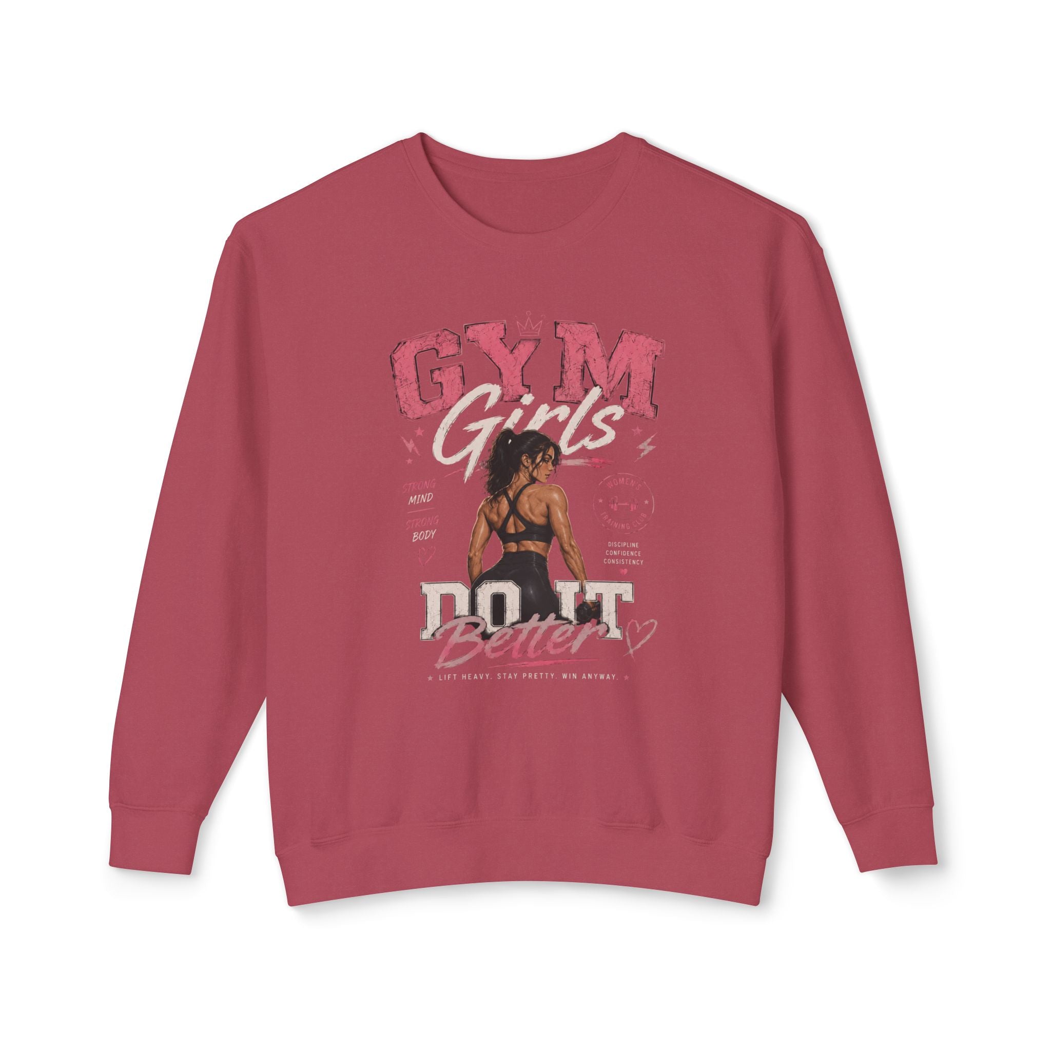 Gym Girl Better Crewneck Sweatshirt – Motivational Fitness Pullover