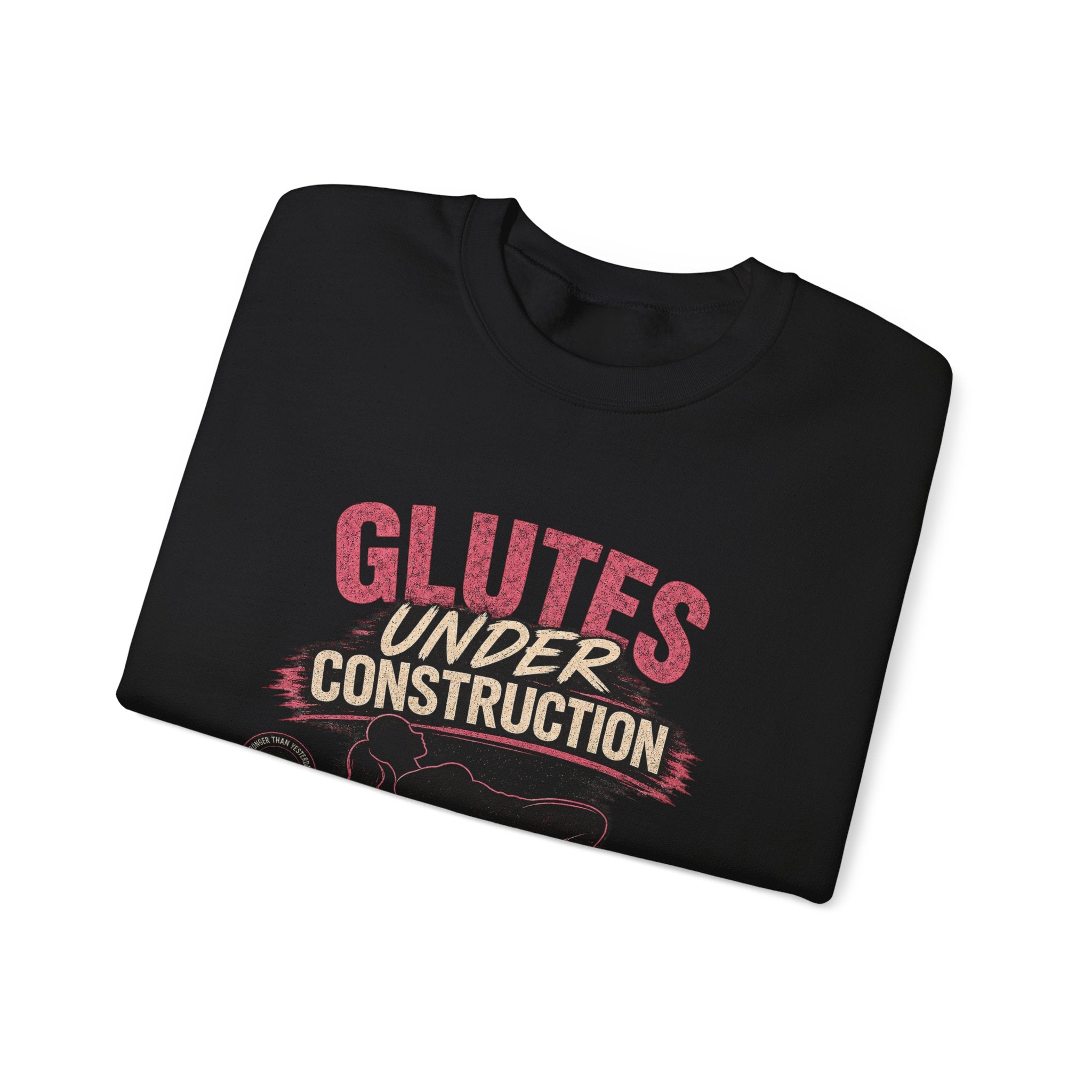 Glute Day Crewneck Sweatshirt – "Another Day Another Glute Day" Fitness Pullover